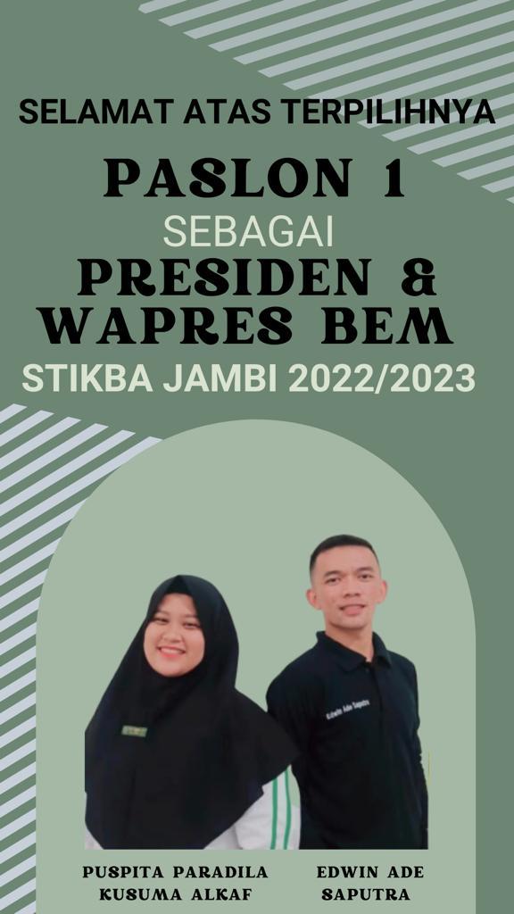 Presiden dan Wakil Presiden BEM 2022-2023