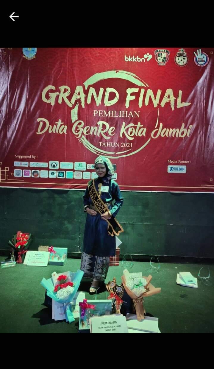 Mahasiswi STIKes Baiturrahim Sabet Juara Pertama Duta GenRe Kota Jambi